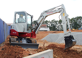 Takeuchi mini excavator rental