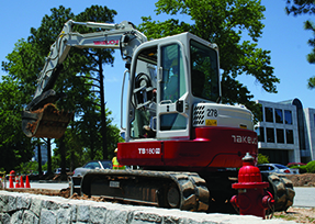 Takeuchi excavator rental