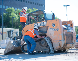 Construction equipment repair at your jobsite